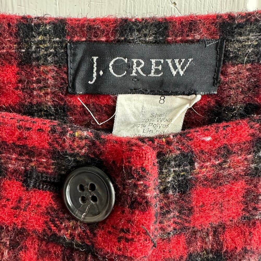 J.Crew Plaid Wool Pants – Classic Tailored Trousers - Picture 7 of 7